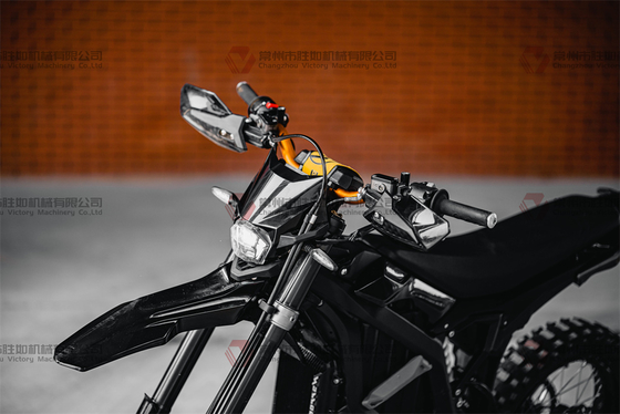 China 72V Electric Dirt Bike Full Suspension 12500W Motor 55Ah Battery 80km/h Max Speed Black Surron Ultra Bee 12500W Motorbike