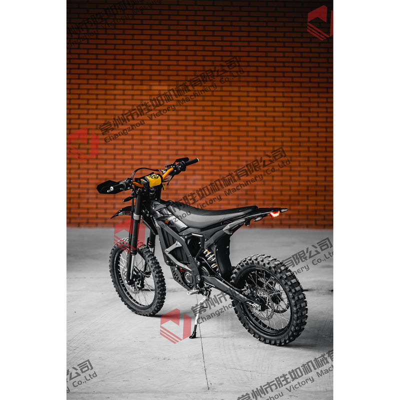 China 72V Electric Dirt Bike Full Suspension 12500W Motor 55Ah Battery 80km/h Max Speed Black Surron Ultra Bee 12500W Motorbike